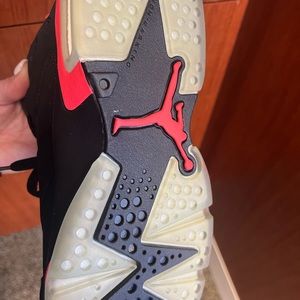 Air Jordan 6 Retro BG black and red